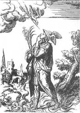El dios Mercurio-Hermes, por Achille Bocchi, 1574